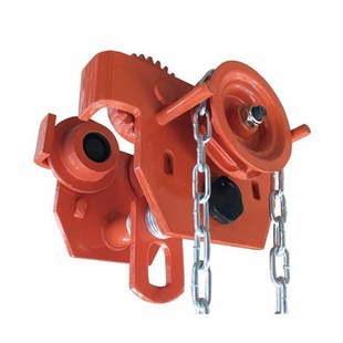 手拉链式 单轨小车猫头吊工A字钢带链条手动小车手动跑车