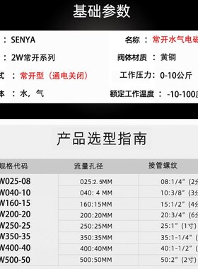 常开电磁阀水阀AjC220v开关阀气阀DC24vDC12v4分6分DN15