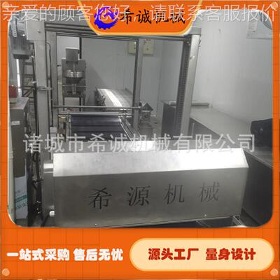 XC炸-4000型肉丸油炸机 大排排油流水线GUQ 连续入料炸肉丸子机器