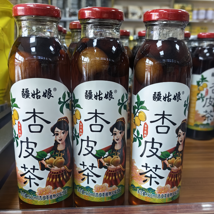新疆疆姑娘杏皮茶蓝莓黑枸杞风味饮料西梅汁酸梅汤310ml饮品特产