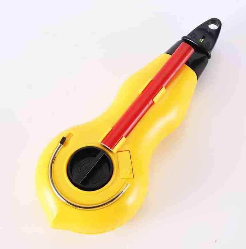 波斯工具 自动卷线墨斗迷你划线器木工手摇手动弹线器装修画线器*