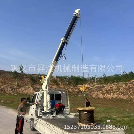 机械全自动液压随车吊全液压车载吊机液压式单臂起重机