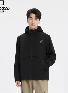 EFEZU Gorpcore山系户外运动连帽耐磨防风防泼水透气冲孔夹克外套