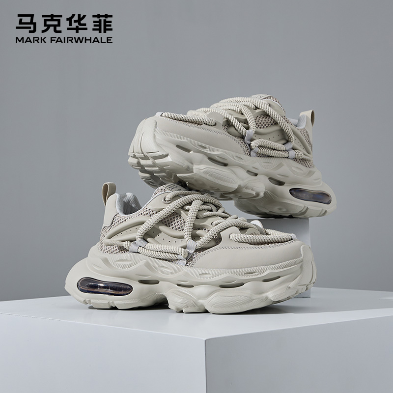 透气男鞋马克华菲运动夏季