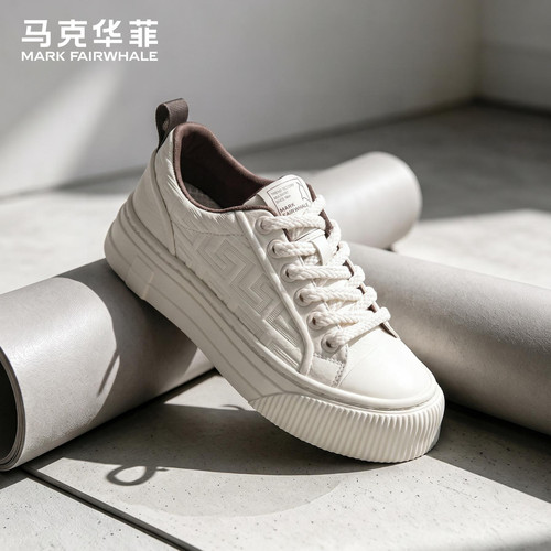 马克华菲官方旗舰男鞋增高板鞋