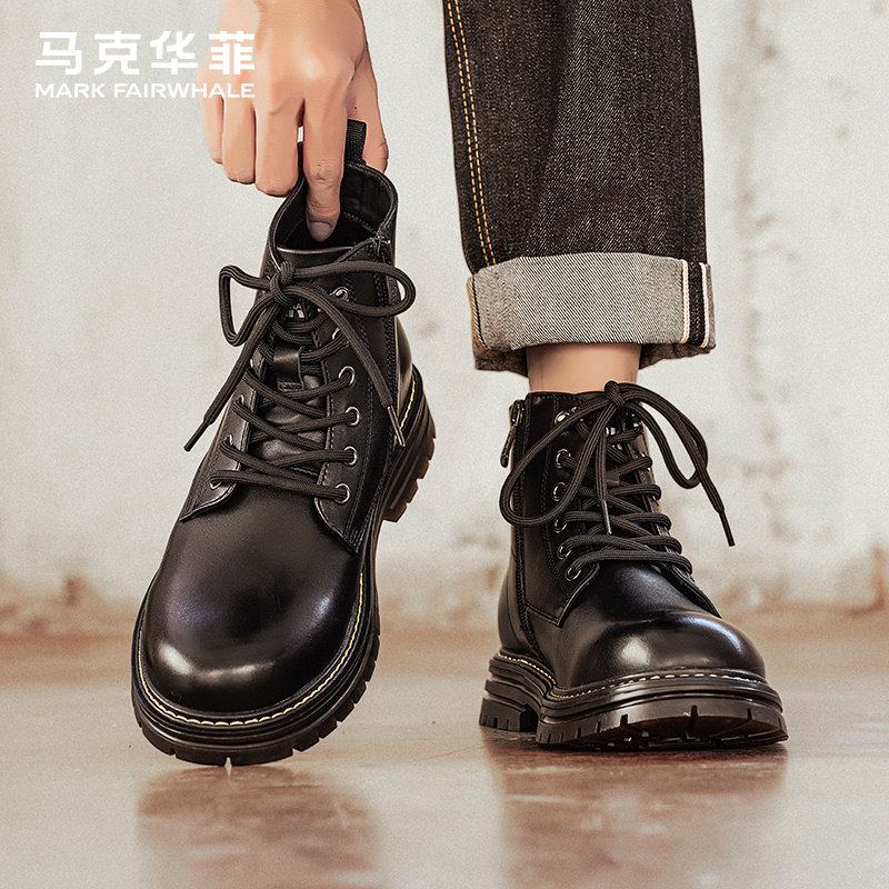 马克华菲官方旗舰马丁靴男款图片
