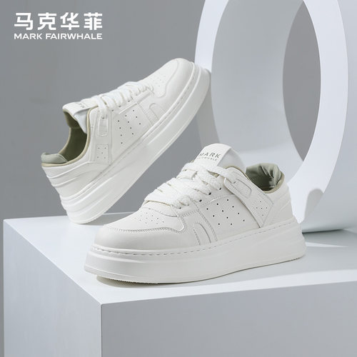 马克华菲小白鞋男款潮牌百搭板鞋