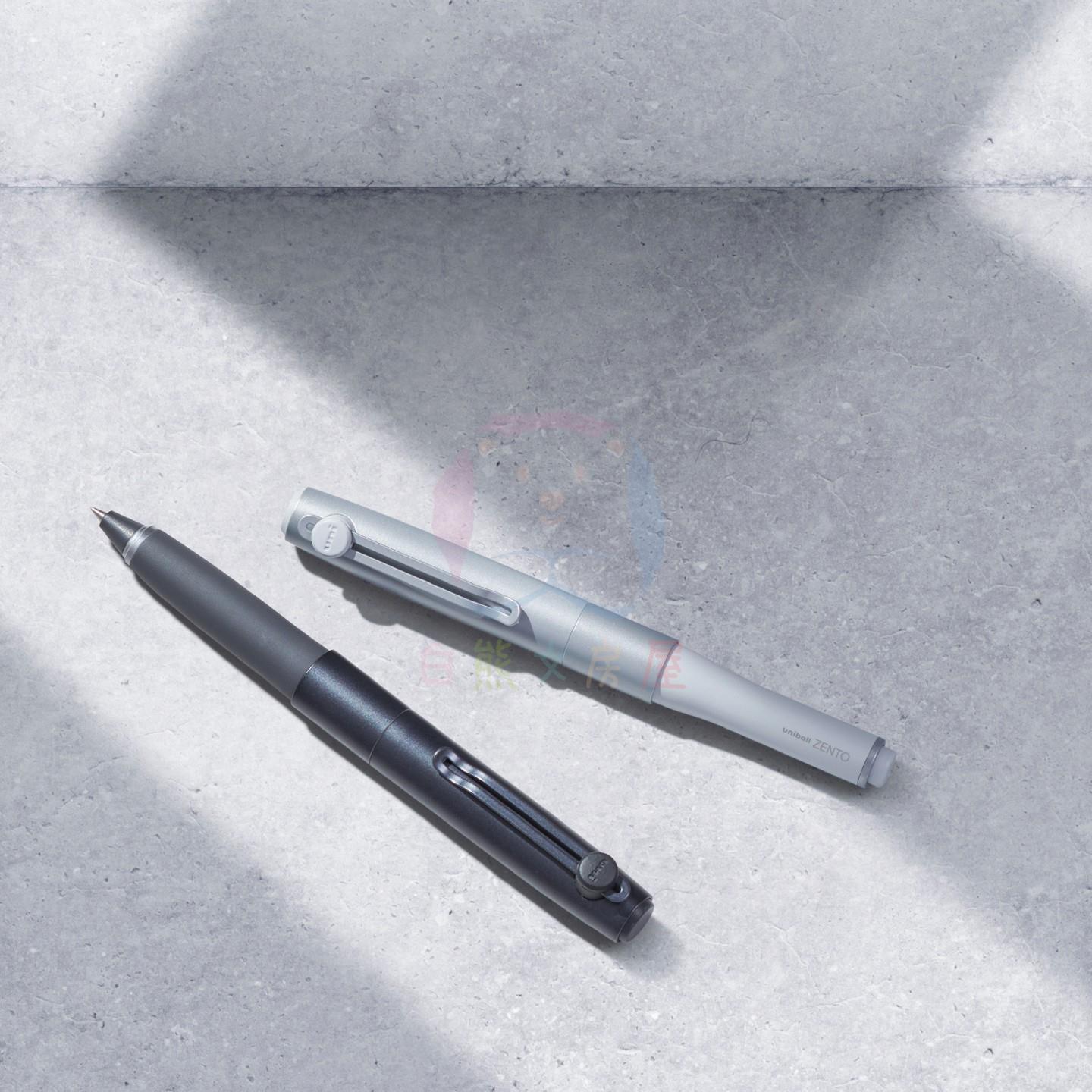 日本UNI三菱uniball zento限定商务系半金属按动中性笔拔帽磁吸款