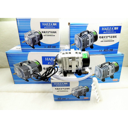 海利ACO-388D水产电磁式空气压缩机气泵增氧冲氧泵220V 85W