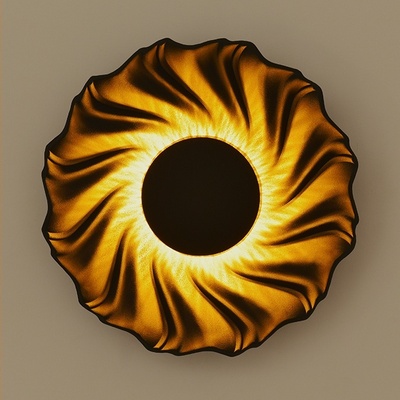 现代简约向日葵壁灯客厅高级