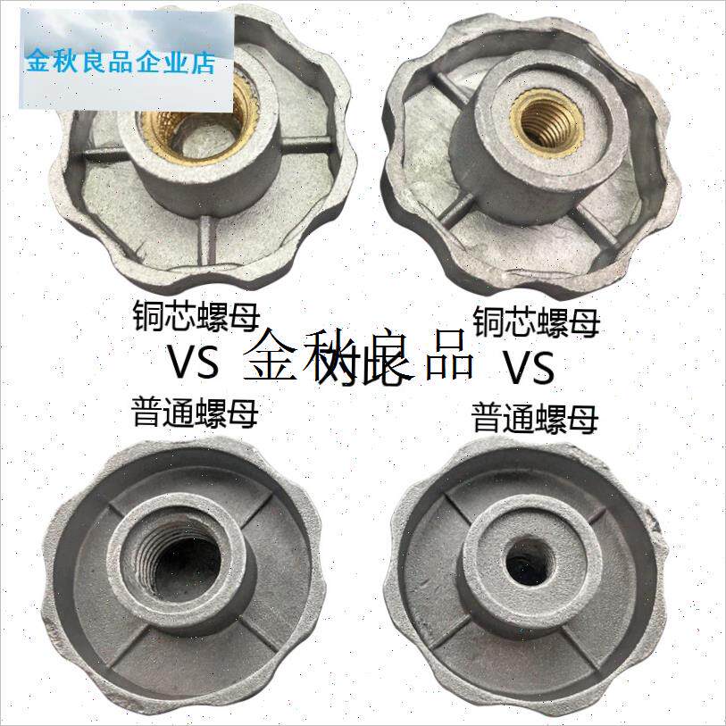 抽吸油烟机风f扇叶轮铜芯螺母正反向丝牙电机锁紧固定螺丝配件新,