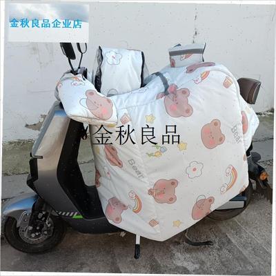 电动车挡风被加大宽侧翼厚冬季亲子E绒护肩背双面防水膜雨男女电,