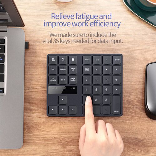 新品35 Keys Wireless Digitawl Keyboard 2.4GHz Numeric Keypad