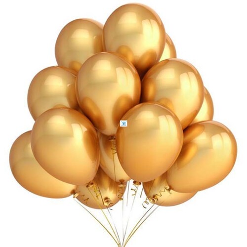 新品50pcs Gold White Black Pink Latex Balloons Birthday. Par