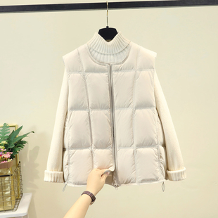羽绒棉马甲外套女2025冬季新款时尚洋气休闲百搭保暖背心坎肩潮