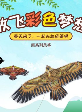 风筝新款潍坊多规格老鹰儿童成人户外运动好放飞厂家直销