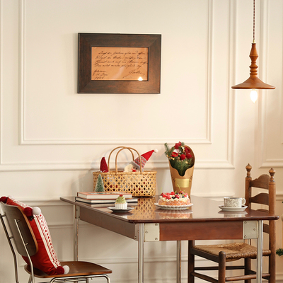 中古复古风装饰画小尺寸组合挂画餐厅歌德电视柜摆画梳妆台鞋柜