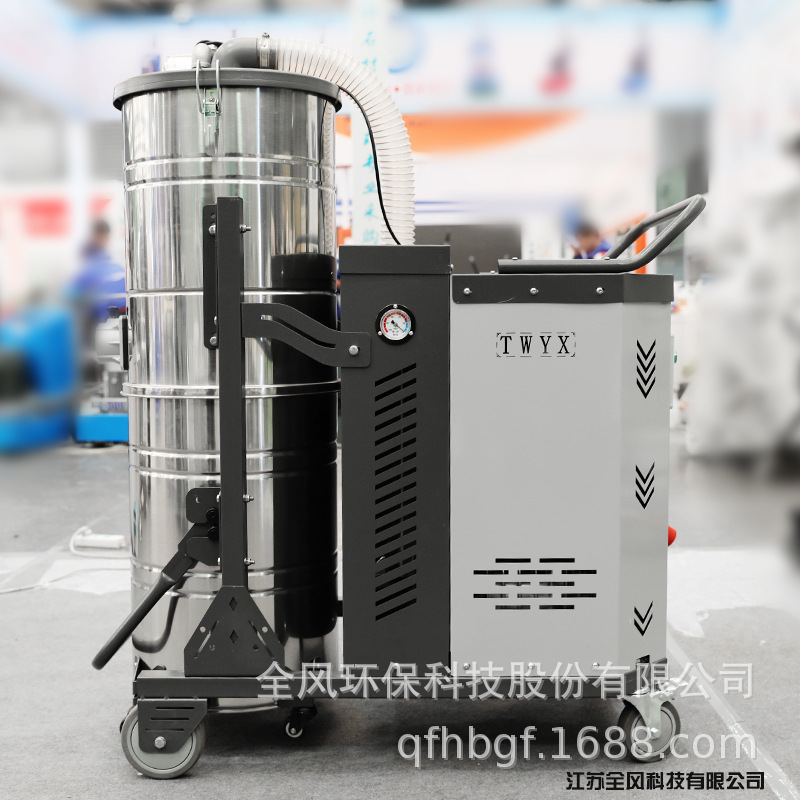车间地面粉尘吸尘器 7.5千瓦大功率移动式脉冲高压吸尘机