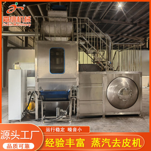 全自动桃子蒸汽去皮机 黄桃 水蜜桃去皮设备 葡萄剥皮机