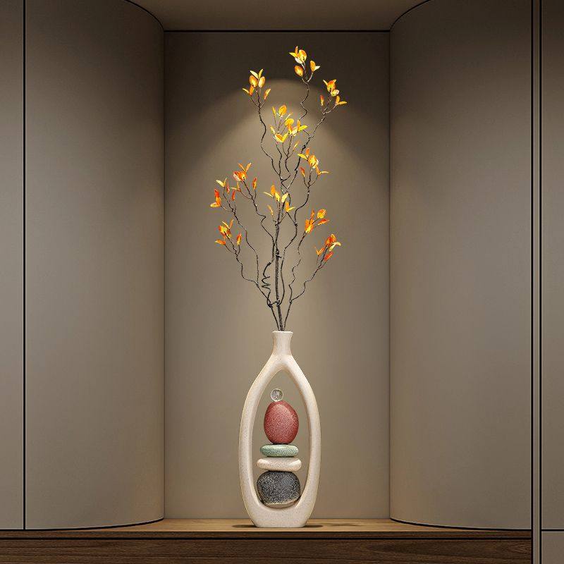 落地花瓶摆件玄关客厅电视柜壁龛轻奢插花装饰品乔迁新居,橡塑材料及制品,其他塑料制品,淘宝优惠券,粉丝福利购,淘宝优惠卷