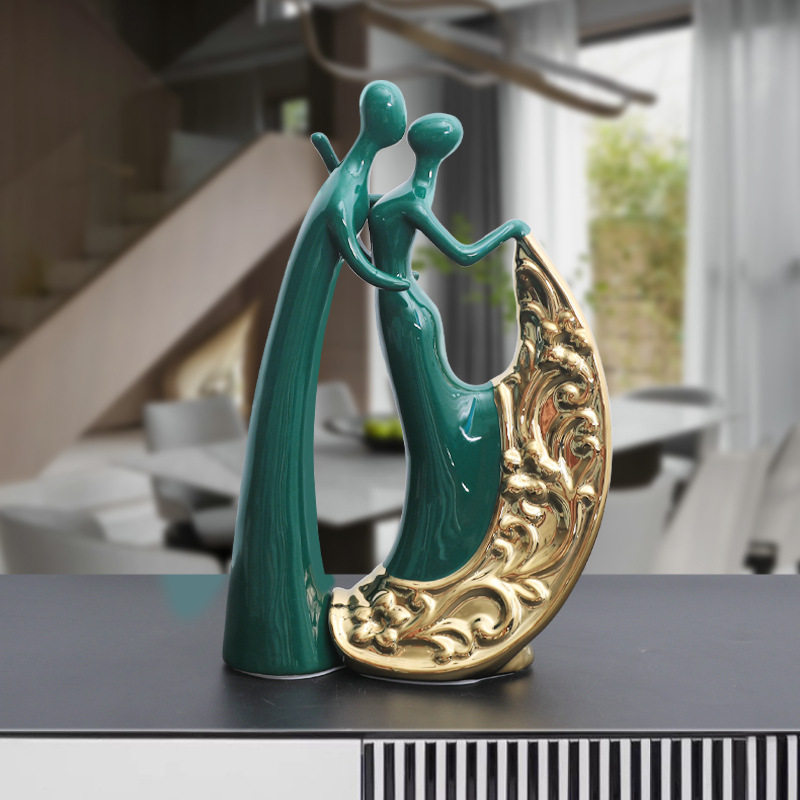 欧式客厅装饰品摆件玄关电视柜酒柜人物摆件北欧创意家居玄关摆设,橡塑材料及制品,其他塑料制品,淘宝优惠券,粉丝福利购,淘宝优惠卷