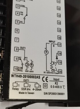 WTH49-20100002AS WT409-20100002AS  /101/301 WT409-2W0100001A