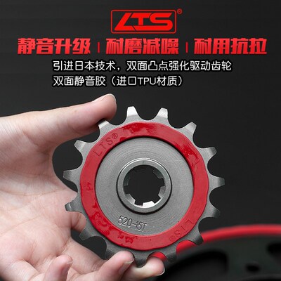 适用贝纳利小黄龙BJ250/幼狮250/TNTF25/TRK251静音征和油封链条