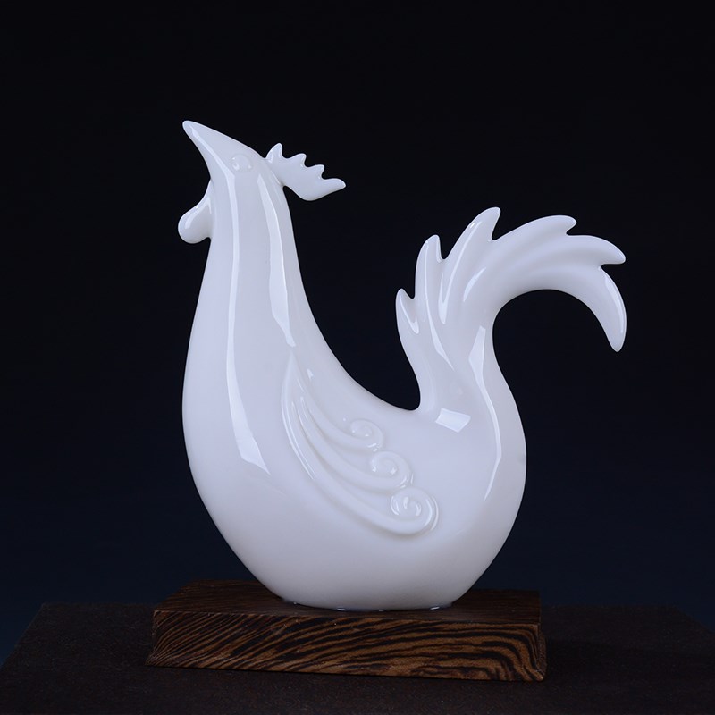 天兰色陶瓷羊招财十n二12生肖摆件鼠牛虎兔龙蛇马羊猴鸡狗猪工艺