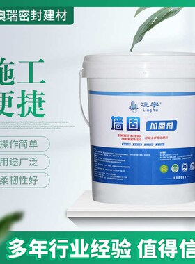 剂墙面宇墙黄色固加固剂蓝固混凝土凌固界面可调墙加固Z白地处理