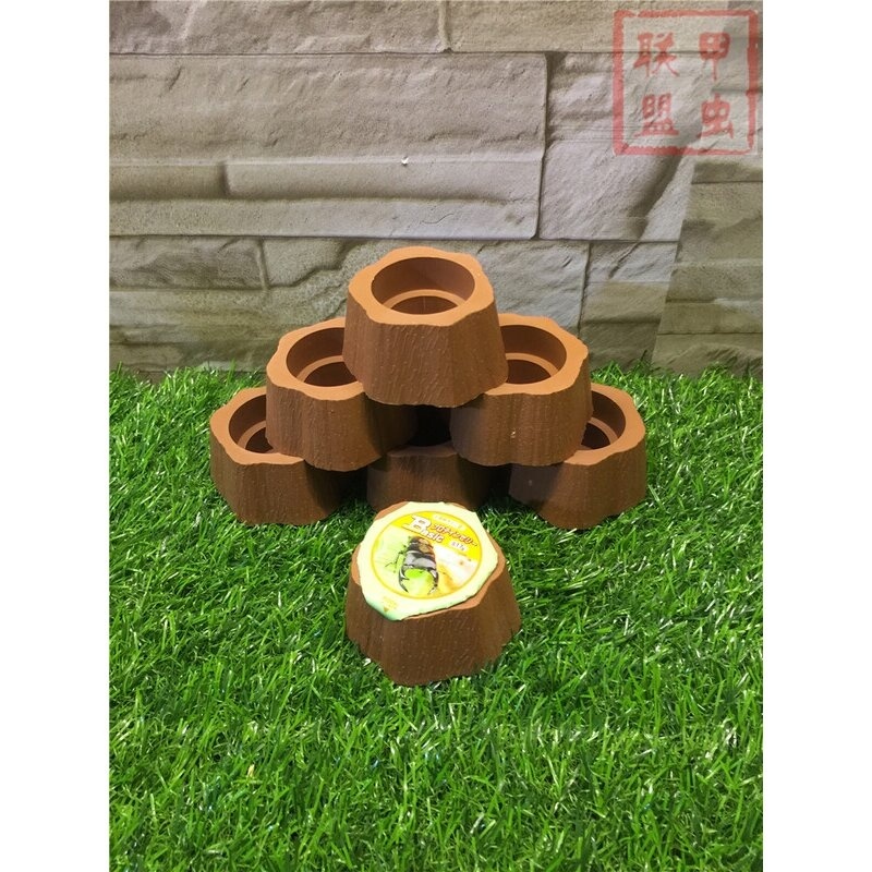 仿木质甲虫独角仙成虫专用果冻台塑料16G通用独角仙锹甲兜虫促销