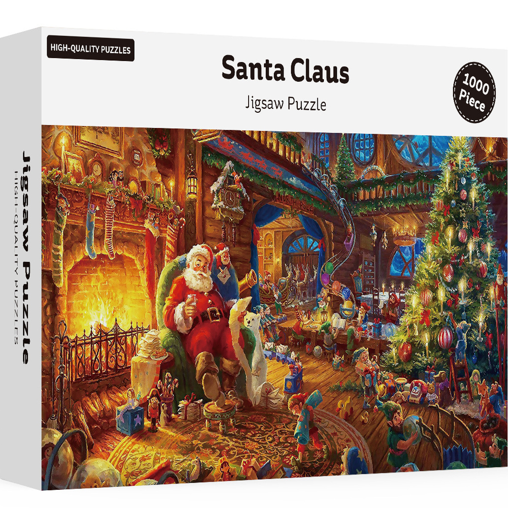 圣诞系列拼图1000片圣诞节礼物