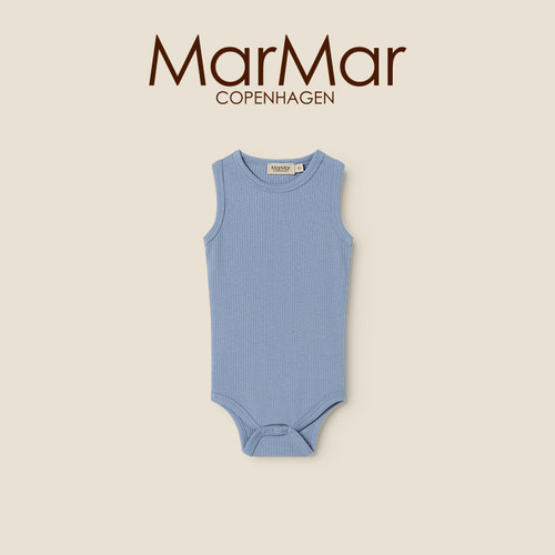 MarMar2026春夏新品儿童背心包屁衣莫代尔针织吊带连体衣哈衣爬服
