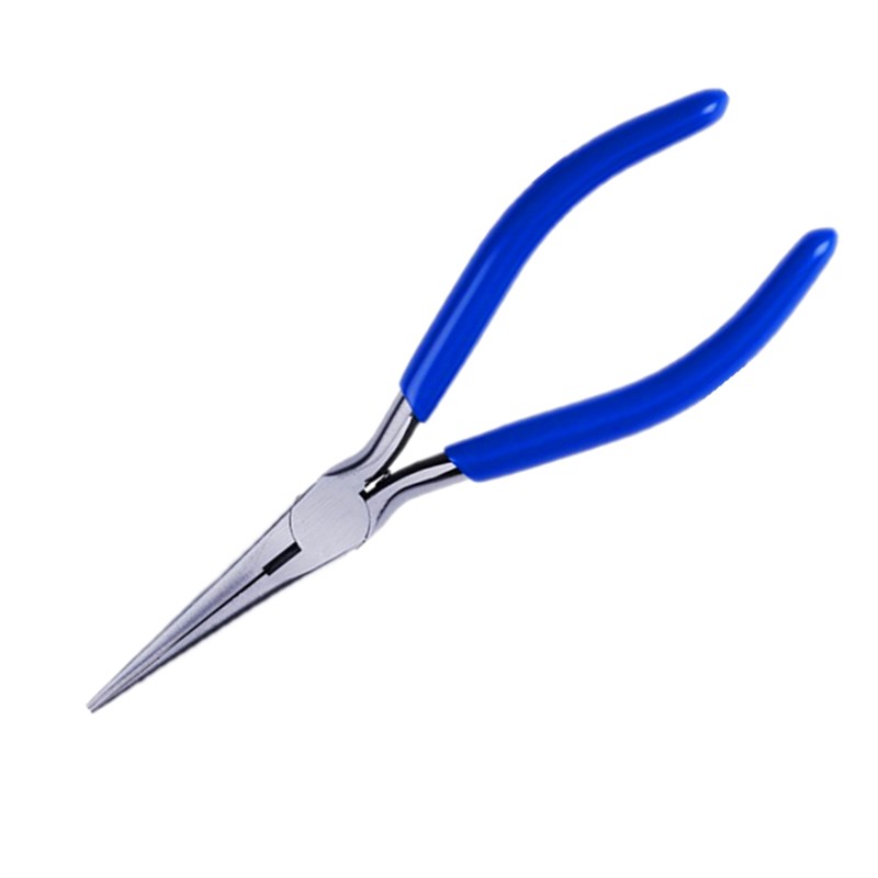 615尖嘴钳616带牙电子尖咀钳5寸6寸加长细尖带牙电工尖口钳进口钳