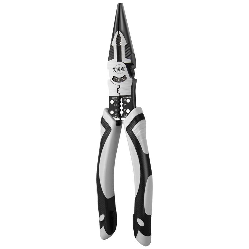 艾锐克钢丝钳尖嘴钳电工钳子多功能万用钳子大全特种老虎手工钳子