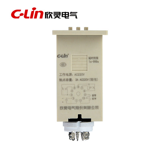 欣灵牌HHS1(JS14S) 9.99S 99.9S 999S 999M延时时间继电器 11插脚