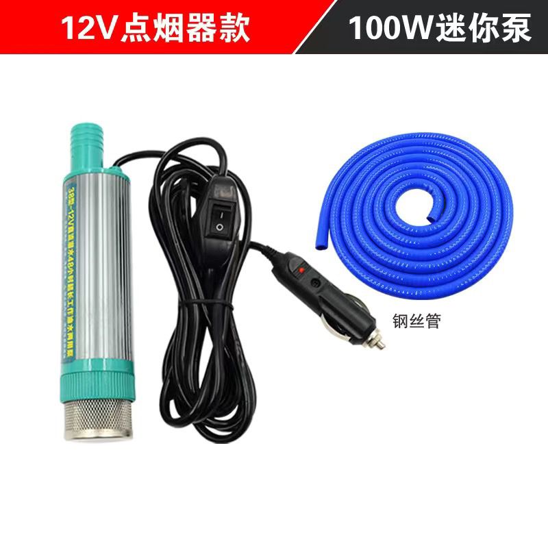 新款38型迷你抽油泵12v24v220Fv家用小型抽水泵抽油神器抽水神器