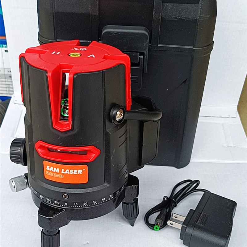 绿光水平仪激光5线高精度强光自动调平配件充电器4.5V 5V大电池