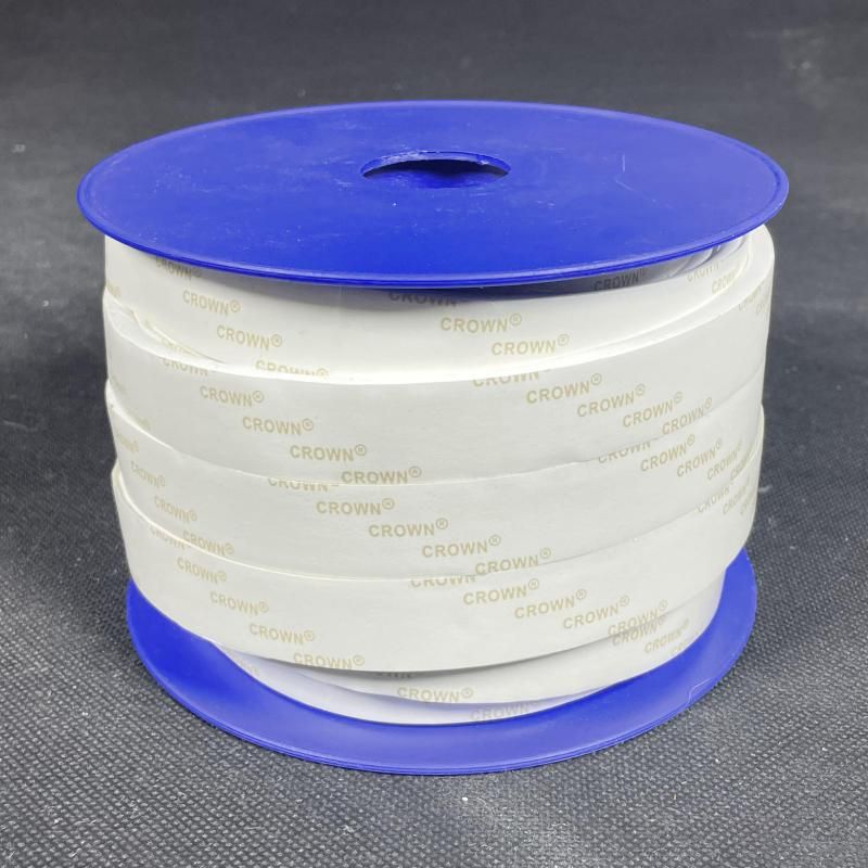 膨胀四氟弹性带PTFE自粘聚四氟乙烯弹性带耐高温风管法兰密封软带