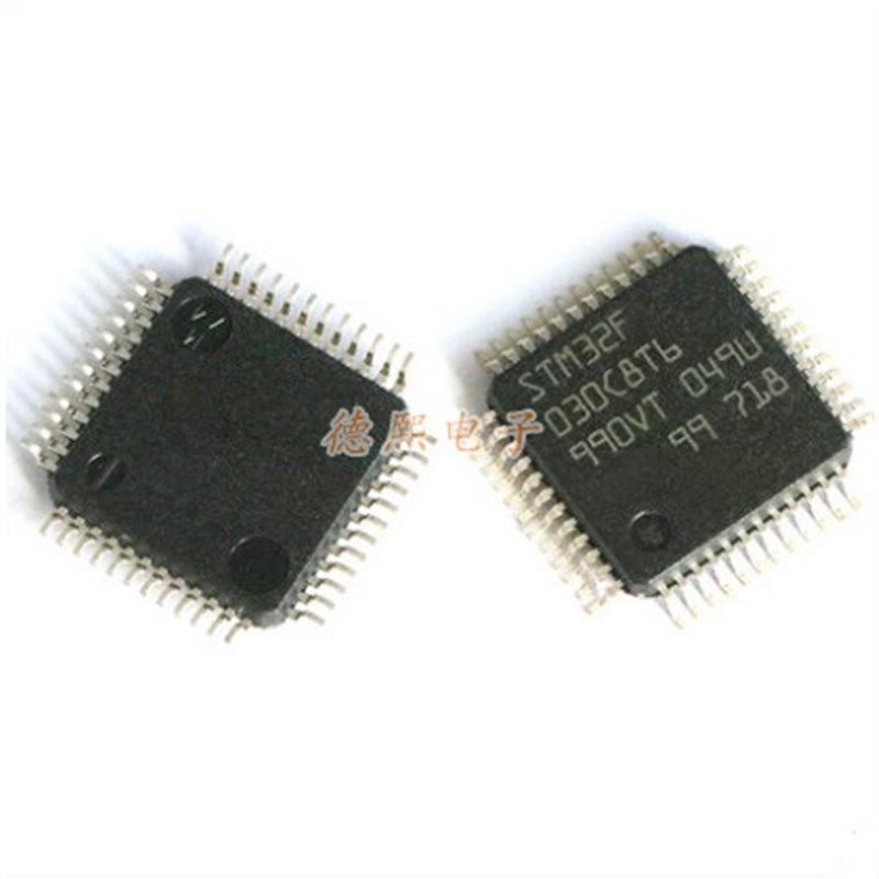 原装STM32F030C8T6微控制器3v2位MCU STM32F030R8T6 LQFP48/64
