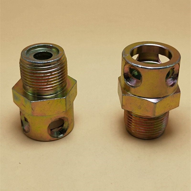 矿用接头座KJ10液压支架配件煤矿转换快换接头高压外丝螺纹接头座