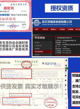 HRB 哈尔滨轴承 6200 6201 6202 6203  6204 6205 6206U- Z Z 2 R