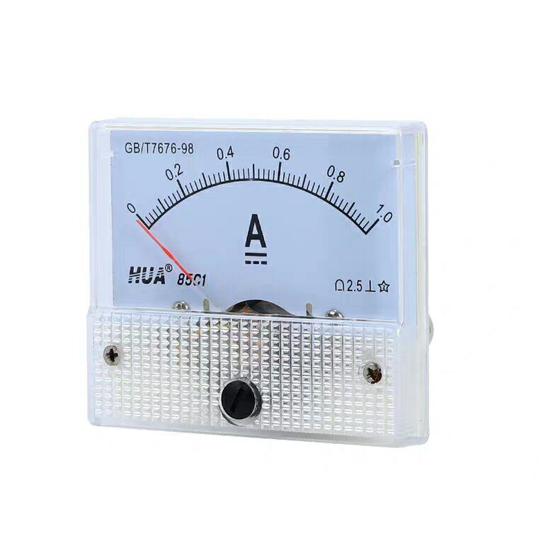 热销85C1指针式直流电流表头DC1mA20mA-300mA500mA1A-3A-5A毫安表