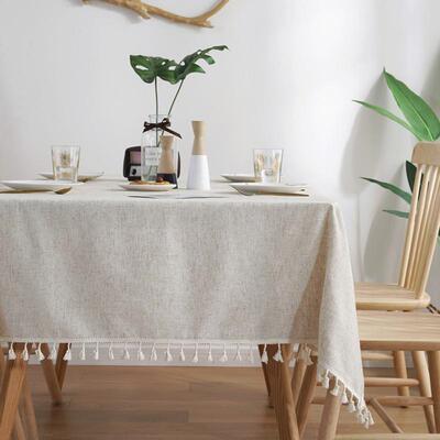 新品Table Clhoth Linen Lace Tablecloth Rectangular Dining Ta