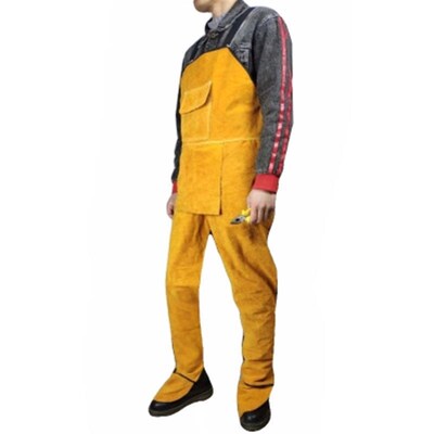 极速Welder protective aprown cow f leather welders clothes