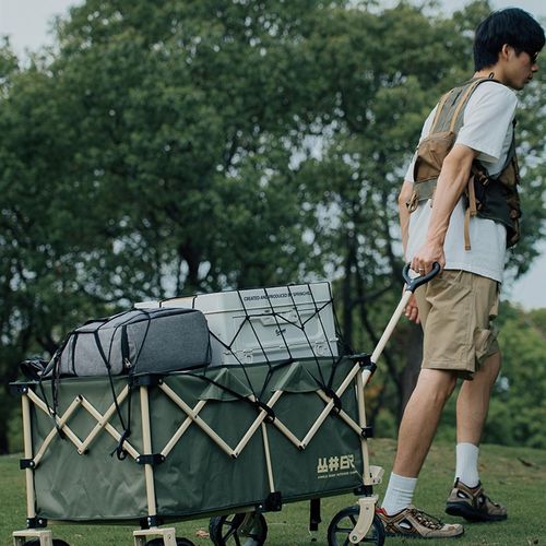 极速丛林日记户外j露营车全地形娃娃车营地折叠拉杆车可携式遛娃