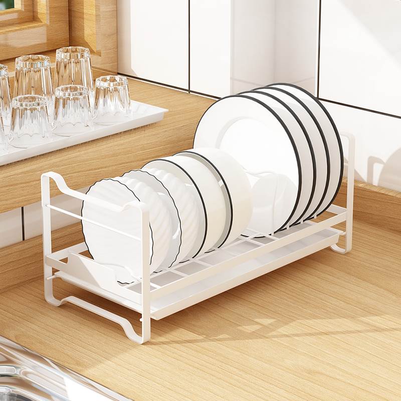 极速免安装碗盘收纳架p厨房柜内置物架碗架沥水架家用碗筷盒放碗