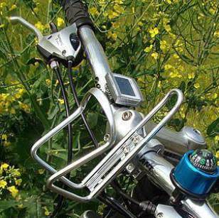 极速自行车水壶架 车把车架两用 前置 I带扣螺丝铝合金 自行车水