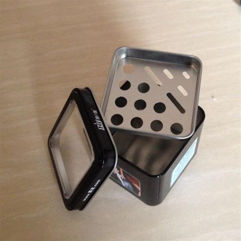 菸灰缸带盖子子 不锈钢铁皮B菸灰缸礼品 时尚金属菸灰缸*