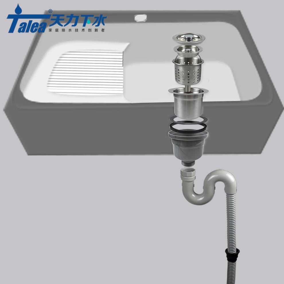 极速。洗衣槽洗衣柜下水器大理石C洗衣池落水器阳台洗衣水槽漏斗