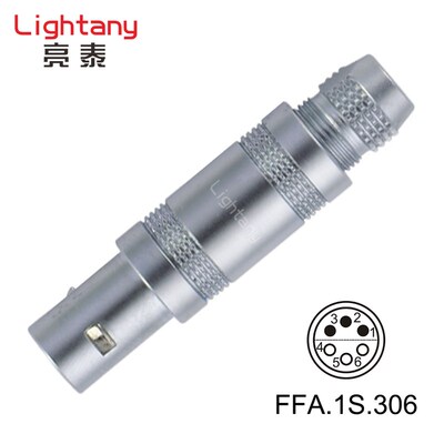 极速6芯 公母 直式插头 推拉自q锁 FFA.1S.306x.CLAC CLLC 32 42